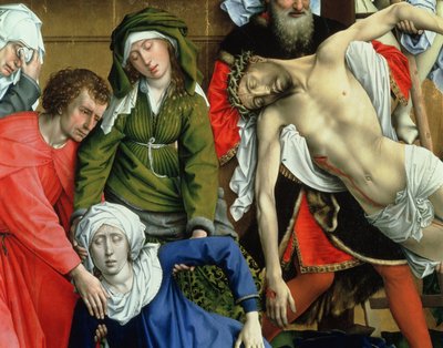 Descente de croix, 1435 (détail) - Rogier van der Weyden